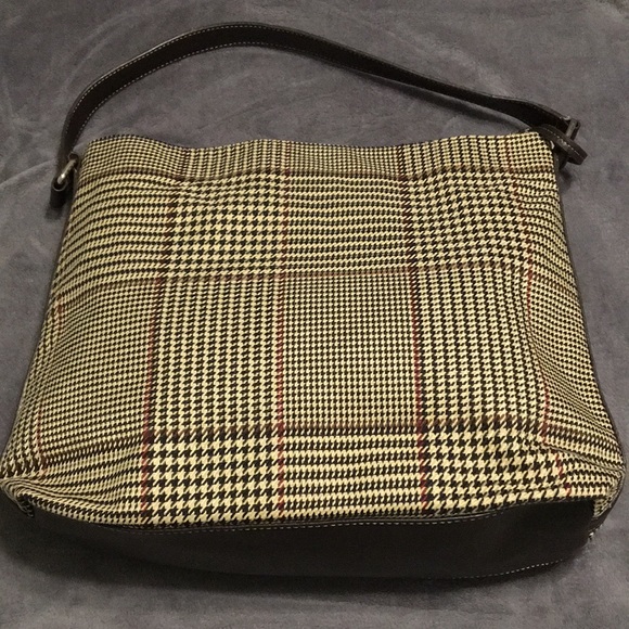 NEVER USED Chaps Classic Chic Plaid Bag Checkered - Picture 5 of 15